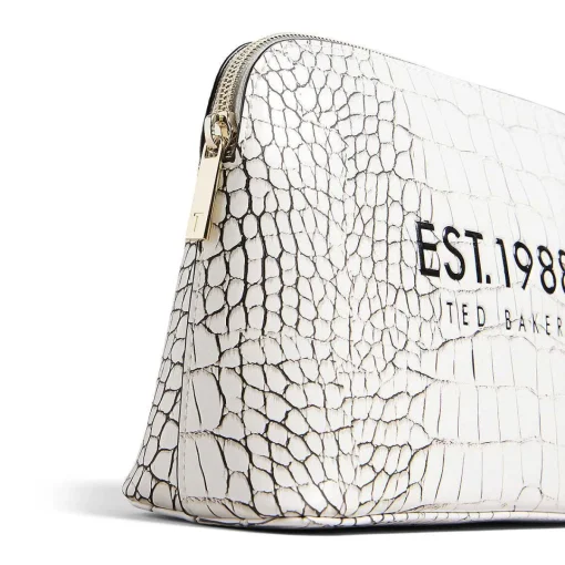 Lavelo Imitation Croc White Makeup Bag>Ted Baker Hot