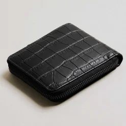 Luie Black Croc Zipped Leather Wallet>Ted Baker Flash Sale