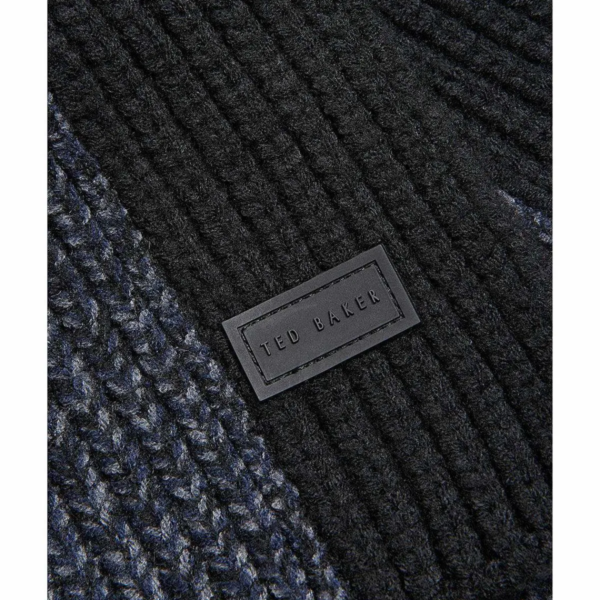 Masonnn Black Stripe Ribbed Scarf>Ted Baker Store