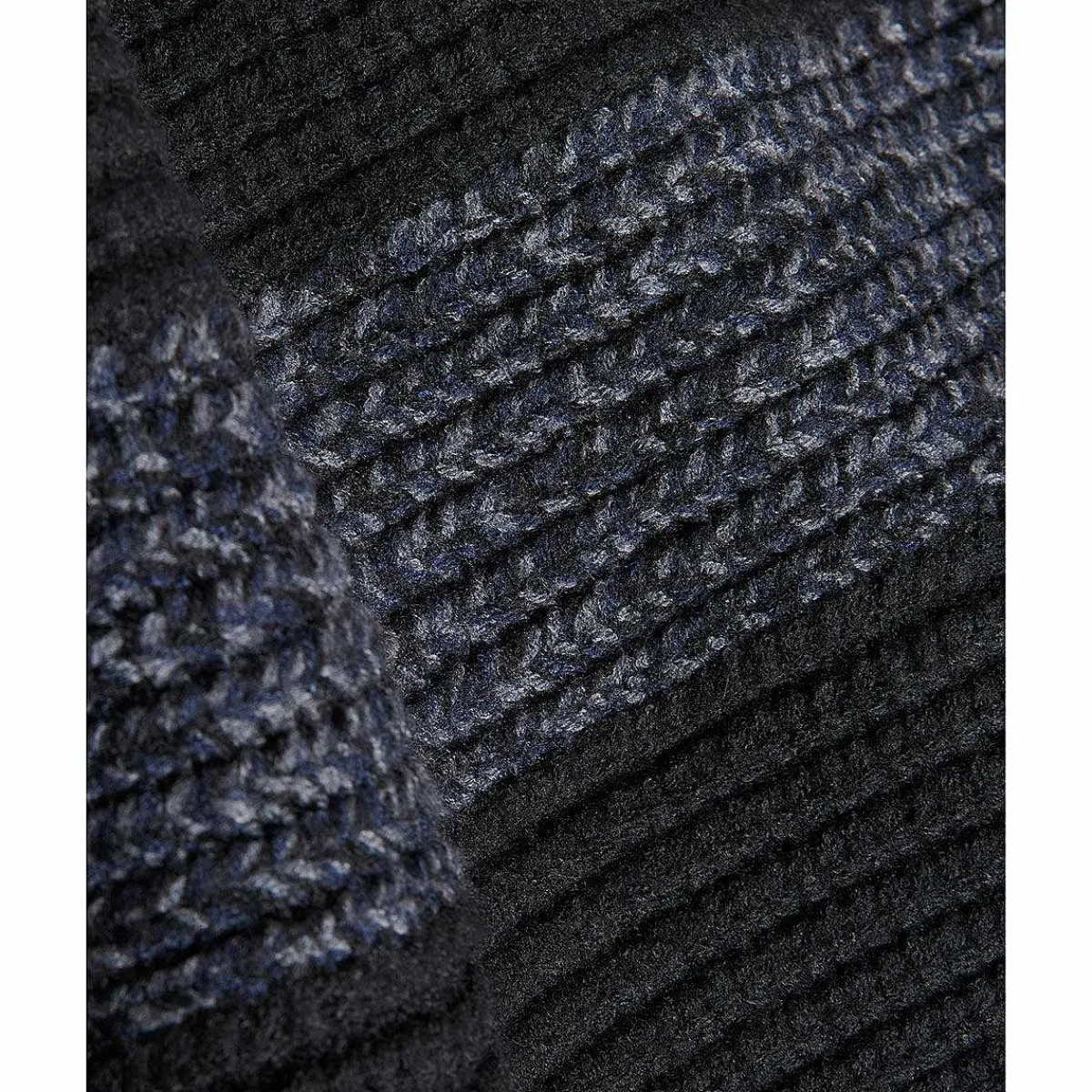 Masonnn Black Stripe Ribbed Scarf>Ted Baker Store