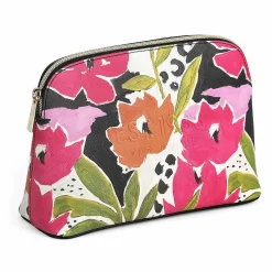 Megscon Printed Magnolia Makeup Bag><noscript><img width=