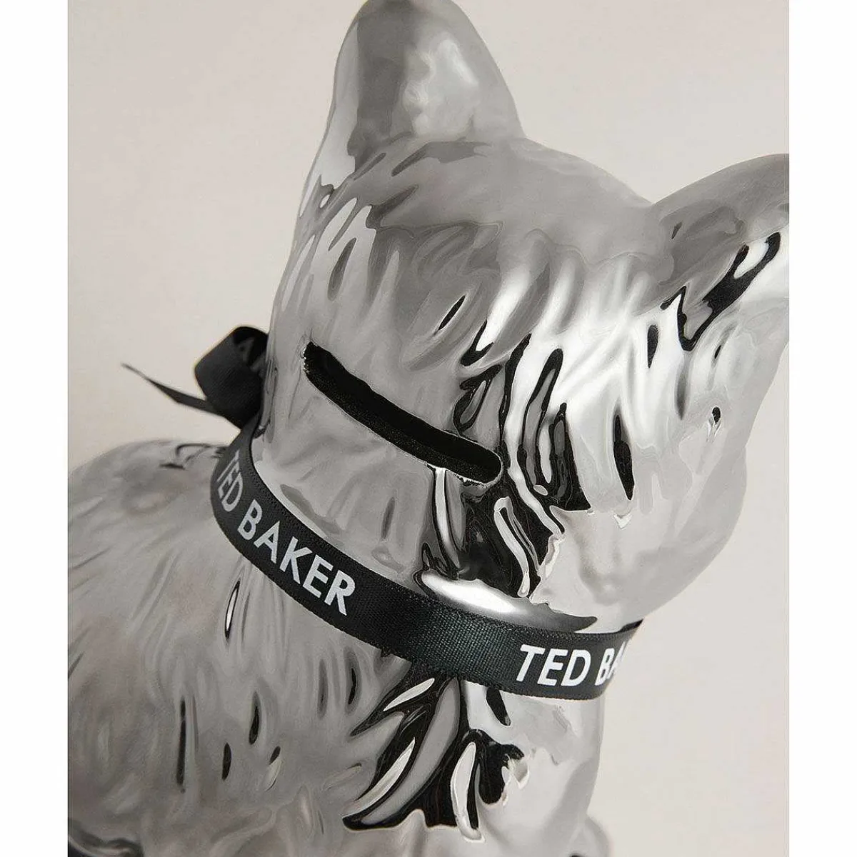 Mrvivo Metallic Silver Cat Money Box>Ted Baker Hot