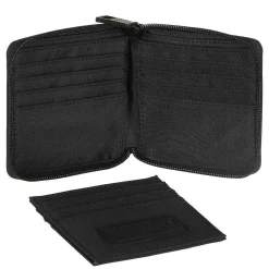 Nealset Black Satin Nylon Wallet Gift Set><noscript><img width=