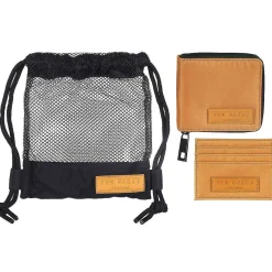 Nealset Mustard Yellow Wallet Gift Set><noscript><img width=