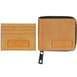 Nealset Mustard Yellow Wallet Gift Set><noscript><img width=