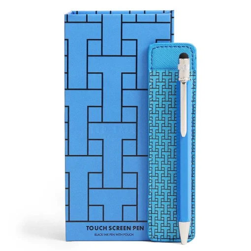 Penell T Blue Touch Screen Pen And Pouch>Ted Baker Store
