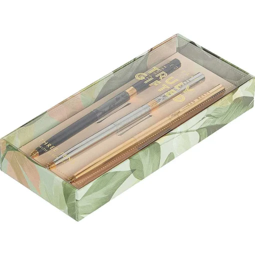 Penilyn Palm Print Set Of Three Pens>Ted Baker Best