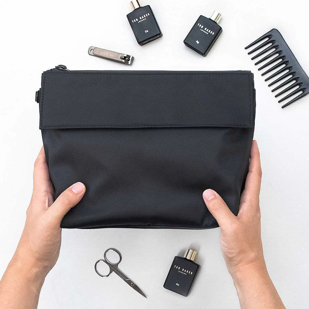 Realyse Black Satin Washbag>Ted Baker Online