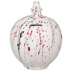 Black & Red Splatter Money Pot>Temptation Cheap
