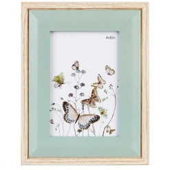 Light Wood & Olive Green Bevelled 4X6 Frame>Temptation Discount