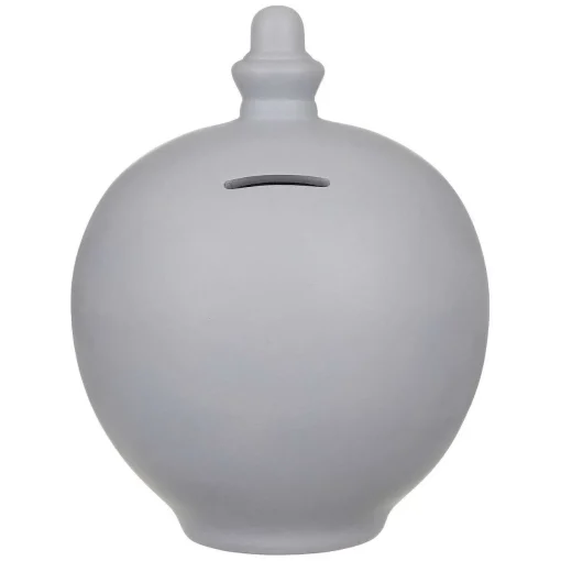 Personalisable Light Grey Money Pot>Temptation Shop