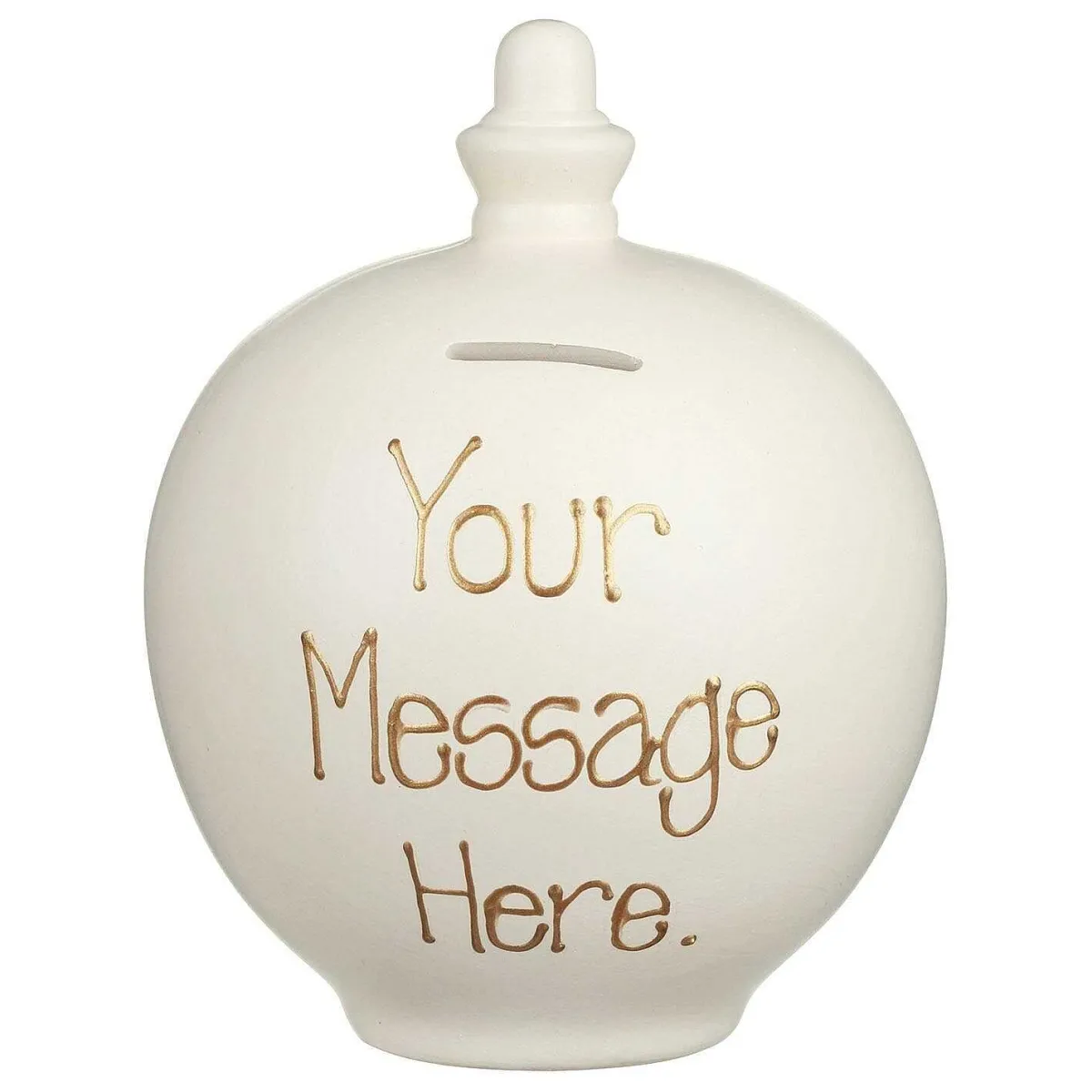 Personalisable Cream Money Pot>Temptation Store