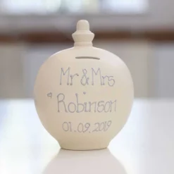 Personalisable Cream Money Pot><noscript><img width=