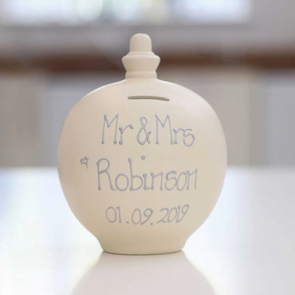 Personalisable Cream Money Pot>Temptation Store