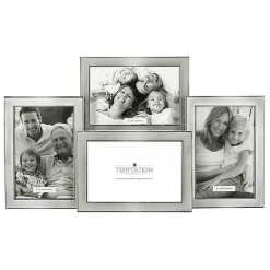 Silver Edged Collage Photo Frame 4 6X4>Temptation Store