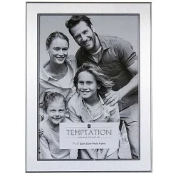 Silver Edged Photo Frame 5X7>Temptation Store