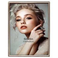 Silver Narrow Edge Frame 6X8><noscript><img width=