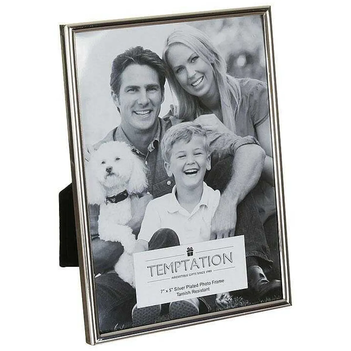 Silver Plated Narrow Edge Photo Frame 5X7>Temptation Best
