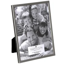 Silver-Plated Narrow Edge Bobble Photo Frame 6X8>Temptation Shop