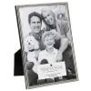 Silver-Plated Narrow Ribbed Edge Frame 5X7>Temptation Online