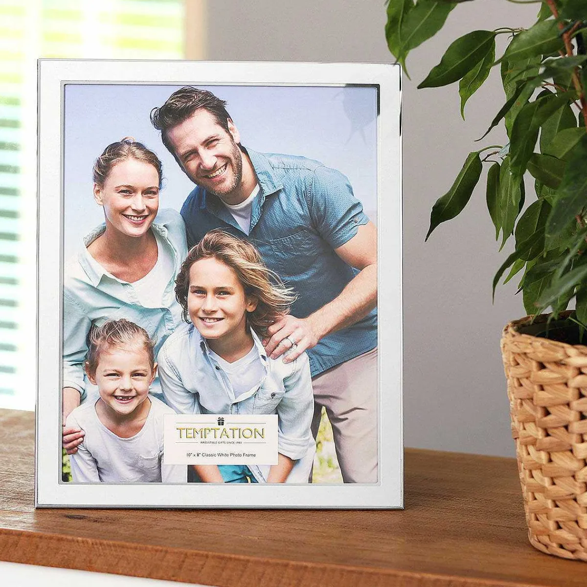 White Edged Photo Frame 8X10>Temptation Best Sale