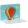 Hot Air Balloon 3D Greetings Card>The Art File Cheap