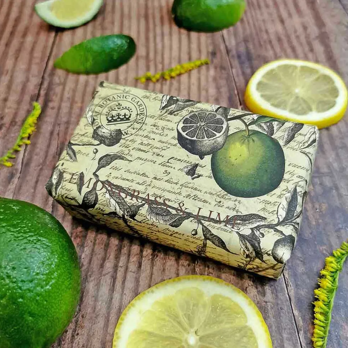 Lemongrass & Lime Luxury Shea Butter Soap 240G>The English Soap Company New