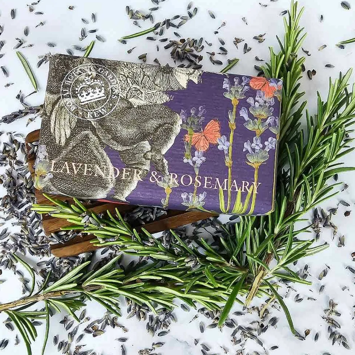 Lavender & Rosemary Luxury Shea Butter Soap 240G>The English Soap Company Best
