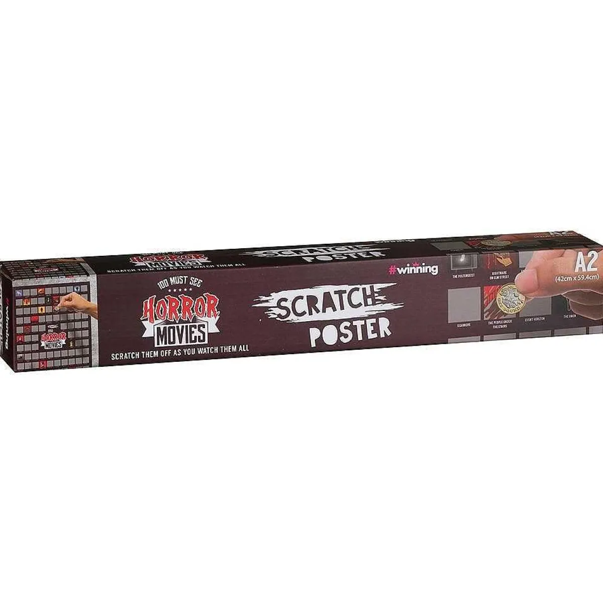 100 Must See Horror Movies A2 Scratch Poster>The Source Discount