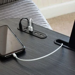 Folding Lap Tray With Usb Port><noscript><img width=