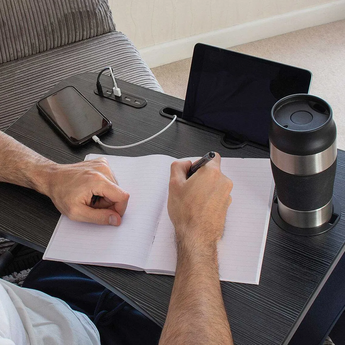 Folding Lap Tray With Usb Port>The Source Shop