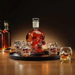 Ingenious Skull Decanter Set>The Source Sale