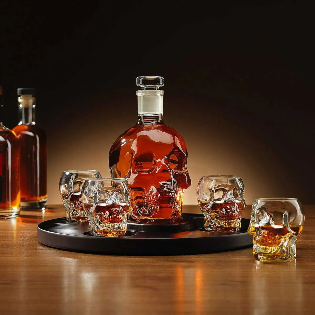 Ingenious Skull Decanter Set>The Source Sale