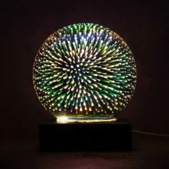 Led 3D Usb Fibre Ball Light><noscript><img width=