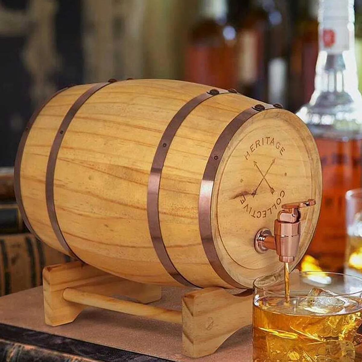 Mini Whisky Barrel Drinks Dispenser>The Source Hot
