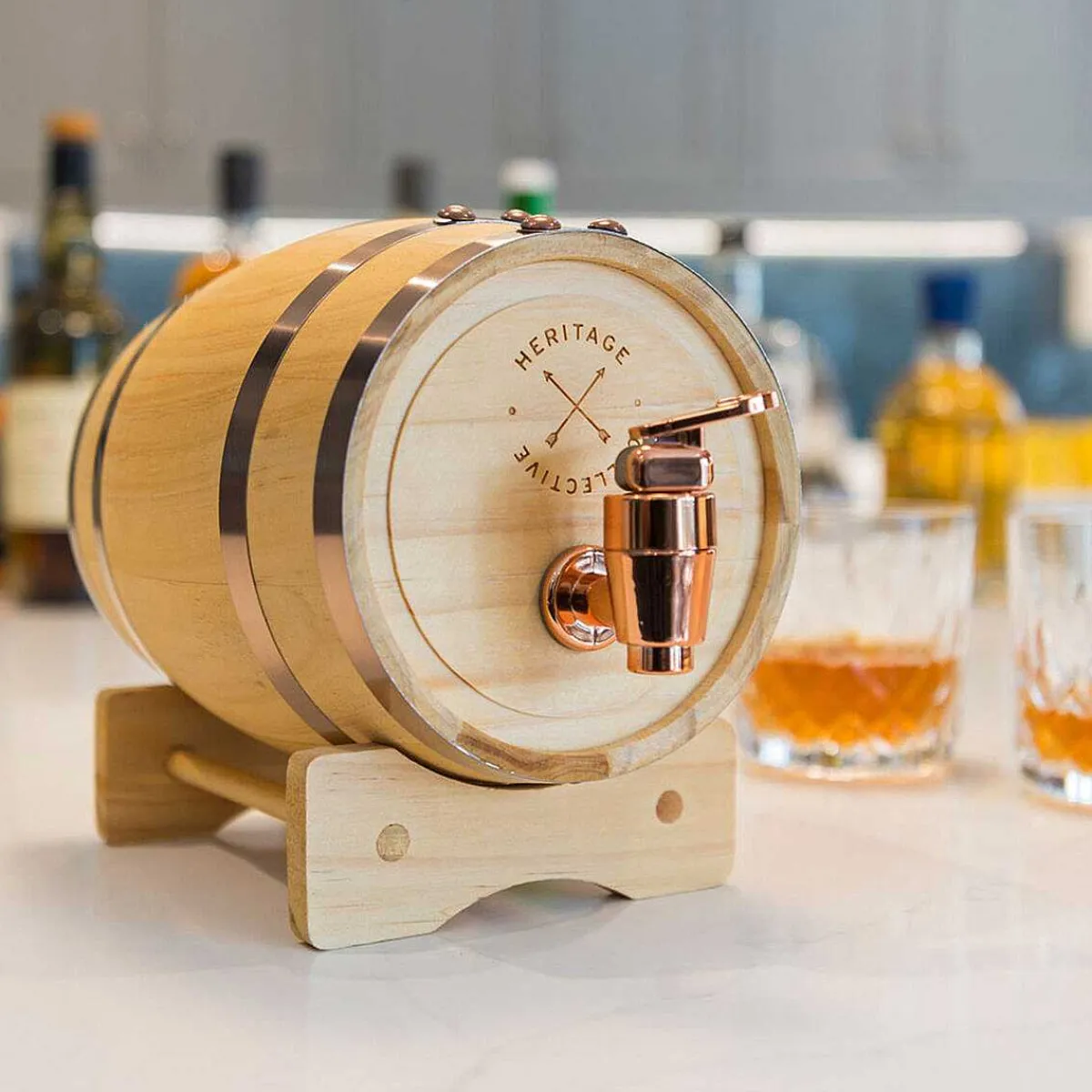Mini Whisky Barrel Drinks Dispenser>The Source Hot