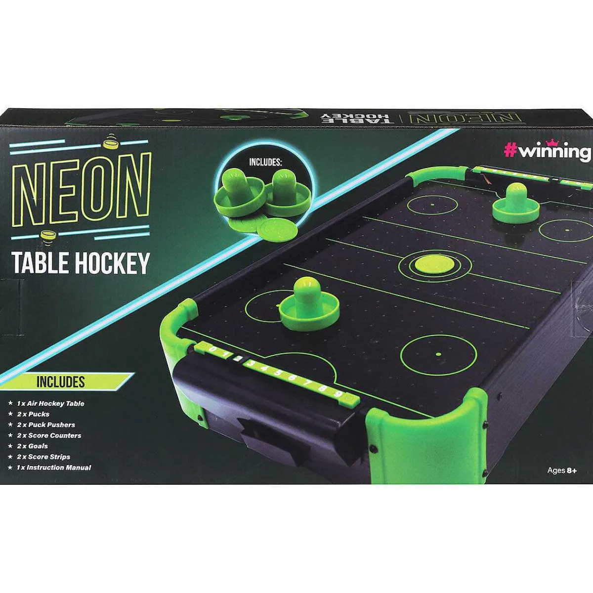 Neon Tabletop Air Hockey Game>The Source Cheap