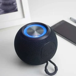Red5 Wireless Black Colour-Changing Orb Speaker>The Source Shop