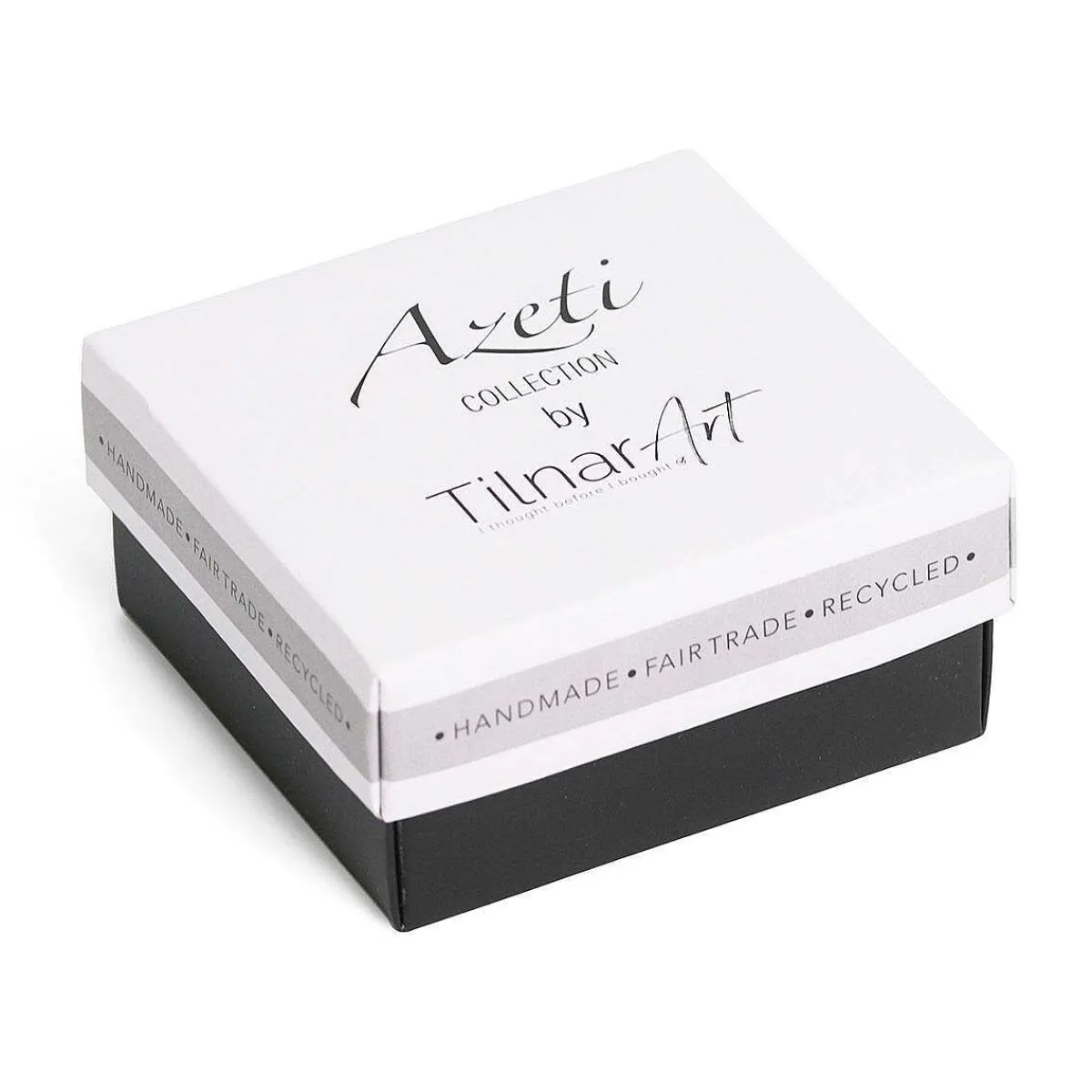 Azeti Brushed Aqua Heart Trinket Box>Tilnar Art Fashion