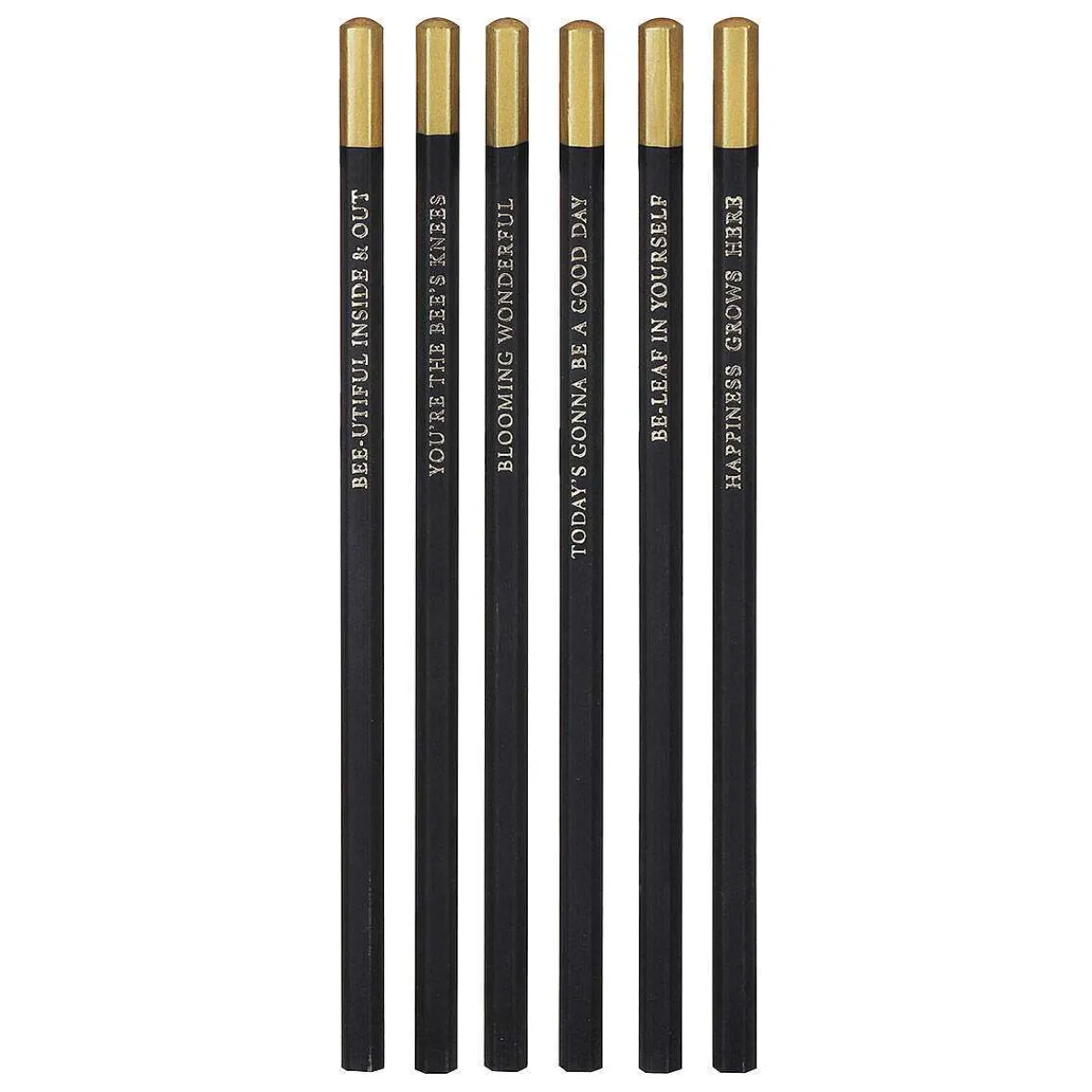 'Bee & Honeysuckle' Set Of 6 Pencils>Toasted Crumpet Best Sale