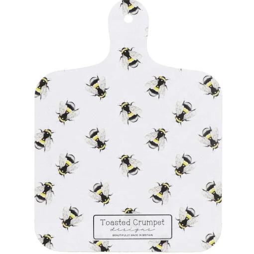 'Bumblebees' Mini Double Sided Chopping Board>Toasted Crumpet Hot