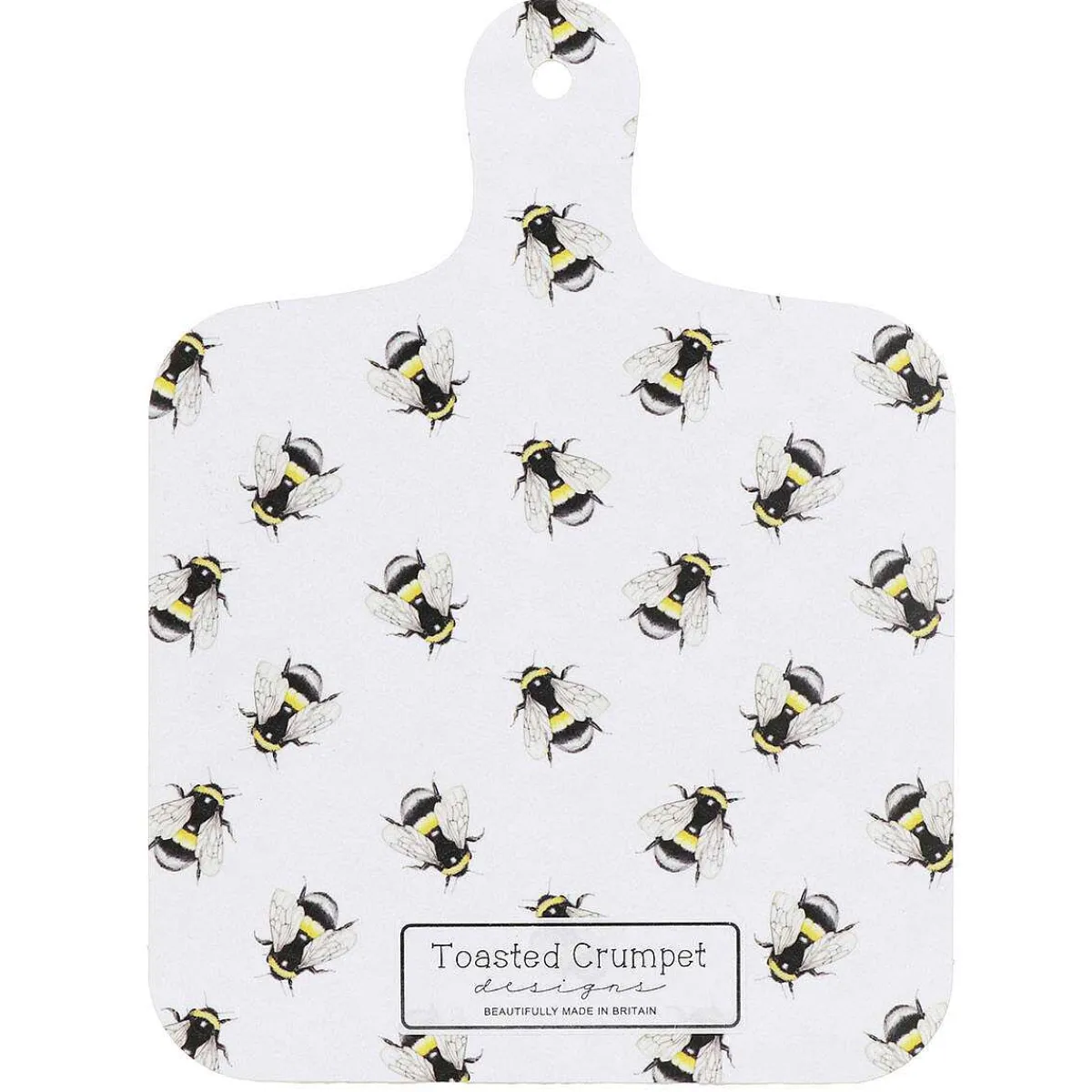 'Bumblebees' Mini Double Sided Chopping Board>Toasted Crumpet Hot