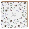 Bumblebees White 'Get Well Soon' Card>Toasted Crumpet Cheap