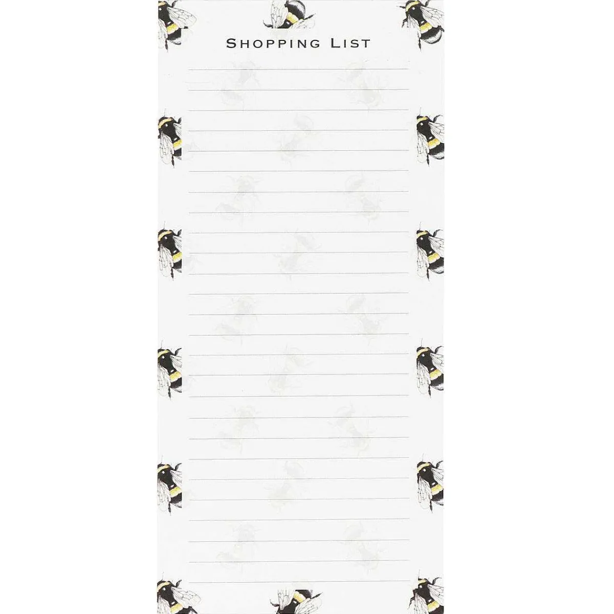 'Bumblebees' Magnetic Shopping List Pad>Toasted Crumpet Cheap