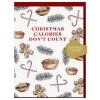 'Calories Don'T Count' Mini Christmas Card>Toasted Crumpet Online