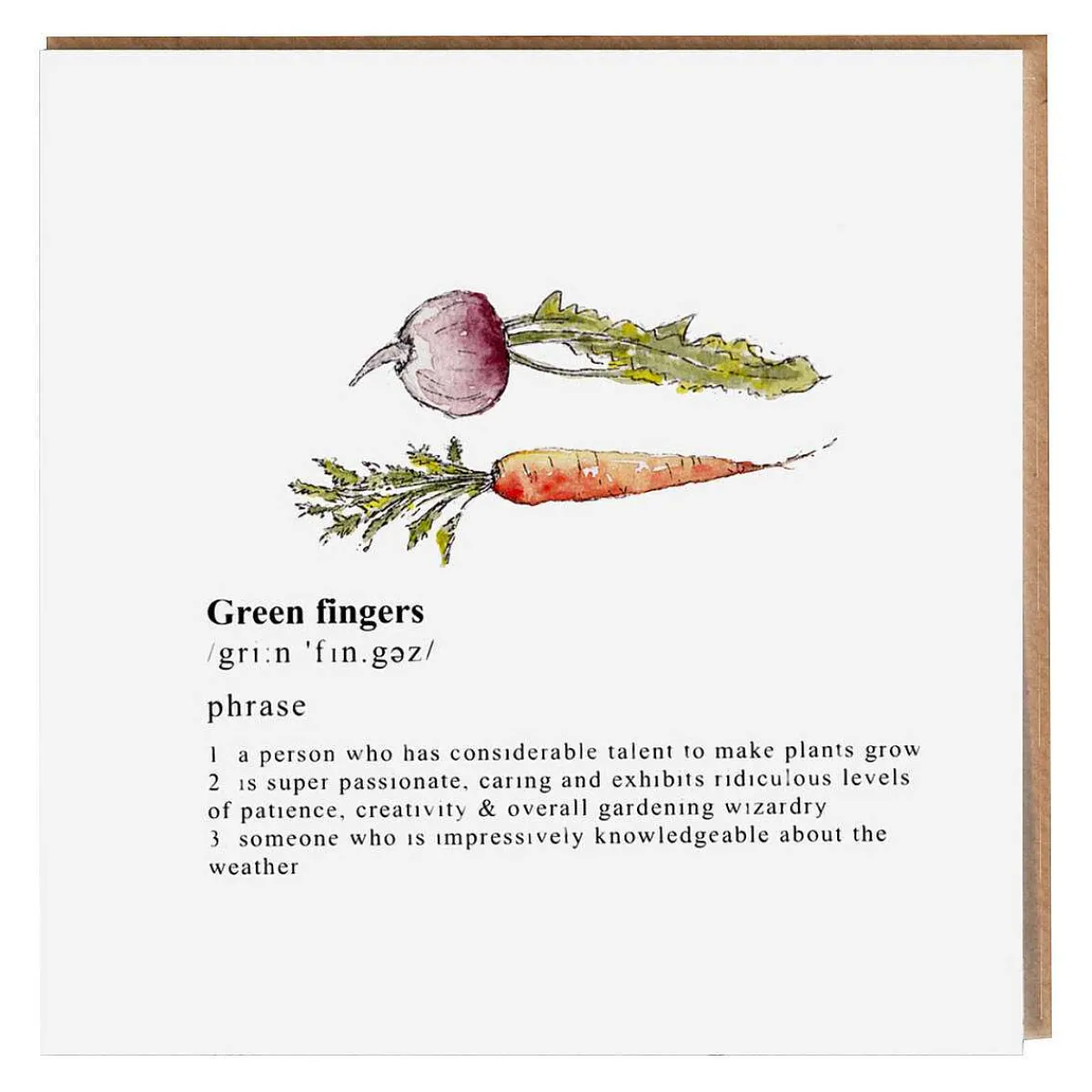 Country Gent 'Green Fingers' Card>Toasted Crumpet Shop