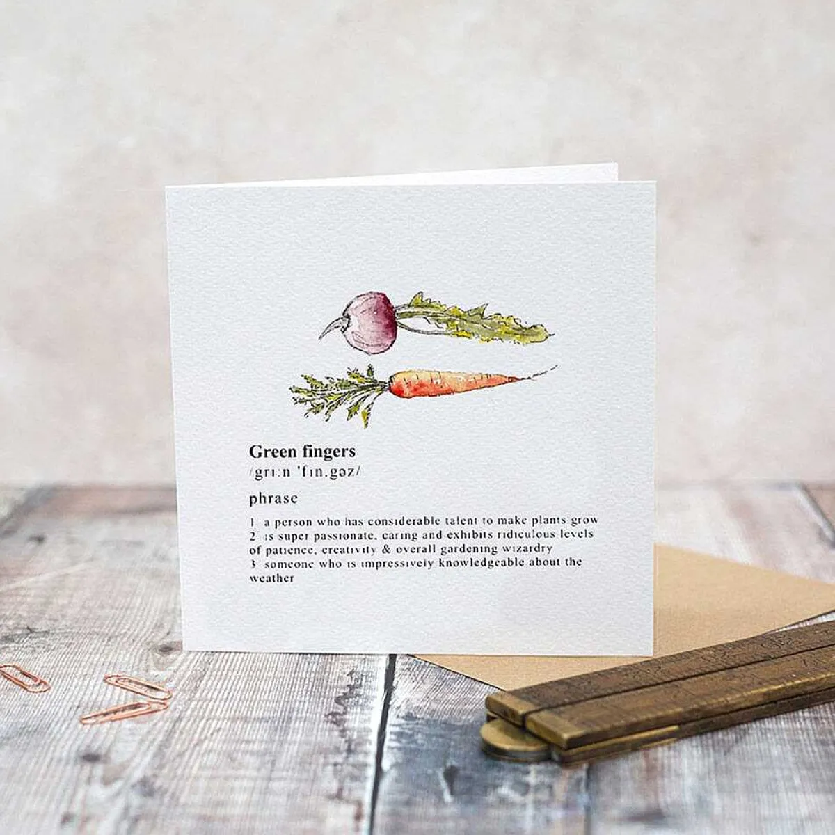 Country Gent 'Green Fingers' Card>Toasted Crumpet Shop