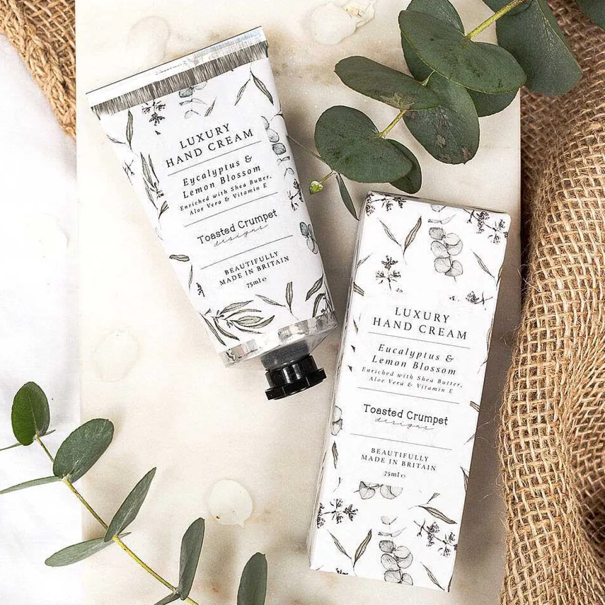 'Eucalyptus & Lemon Blossom' Luxury Hand Cream>Toasted Crumpet Best Sale