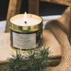 'Frankincense & Myrrh' Robin & Eucalyptus Christmas Tin Candle>Toasted Crumpet Fashion