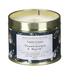 'Frankincense & Myrrh' Robin & Eucalyptus Christmas Tin Candle><noscript><img width=